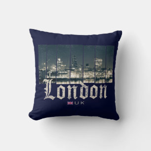 Londen Uk Silhouette Verenigd Koninkrijk Engeland Kussen