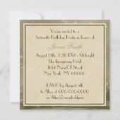 Londen UK Skyline Dist Grijs Wit Hart Sweet 16 Kaart (Achterkant)