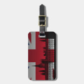 Londen Union Jack Bagagelabel (Voorkant verticaal)
