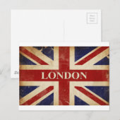 Londen - Union Jack - I Love London Briefkaart (Voorkant / Achterkant)