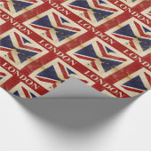 Londen - Union Jack - I Love London Cadeaupapier (Hoek)