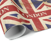 Londen - Union Jack - I Love London Cadeaupapier (Rol Hoek)