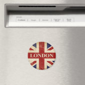 Londen - Union Jack - I Love London Magneet (Insitu (Vaatwasser))