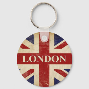 Londen - Union Jack - I Love London Sleutelhanger