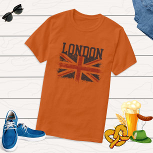  Londen Union Jack UK Patriotic Travel T-shirt