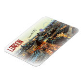 Londen: "Unreal City"—T.S. Eliot magneet (Linkerzijde)