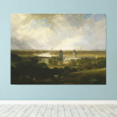 Londen van Greenwich Park door J M W Turner 1809 Canvas Afdruk (Insitu (Houten vloer))