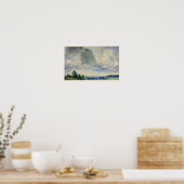 Londen vanaf Hampstead Heath (John Constable) Poster (Keuken)