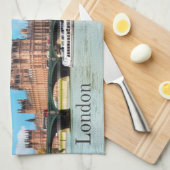 Londen, Verenigd Koninkrijk Big Ben Uitzicht Theedoek (Quarter Fold)