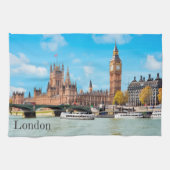 Londen, Verenigd Koninkrijk Big Ben Uitzicht Theedoek (Horizontaal)