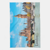 Londen, Verenigd Koninkrijk Big Ben Uitzicht Theedoek (Verticaal)