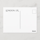 Londen, Verenigd Koninkrijk Briefkaart (Achterkant)