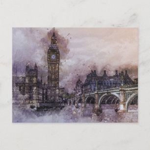 Londen, Verenigd Koninkrijk Briefkaart
