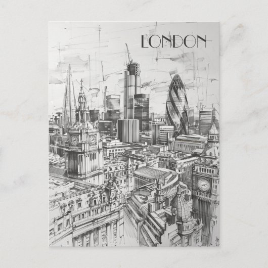 Londen Verenigd Koninkrijk Briefkaart (Voorkant)