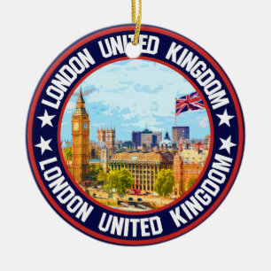 Londen Verenigd Koninkrijk Keramisch Ornament