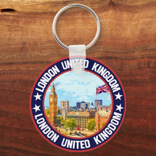 Londen Verenigd Koninkrijk Sleutelhanger (Voorkant)