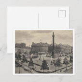 Londen Verenigd Koninkrijk, Trafalgar Square 1911 Briefkaart (Voorkant / Achterkant)