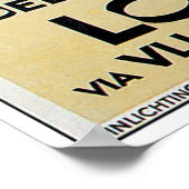 Londen -  verzendadvertentie poster (Hoek)