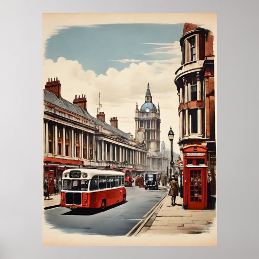 Londen vintage poster (Voorkant)
