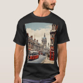 Londen vintage poster t-shirt (Voorkant)