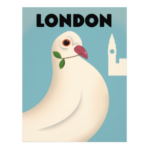 Londen vintage stijl reisposter. foto afdruk