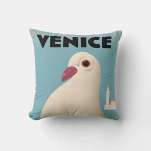 Londen vintage stijl reisposter. kussen