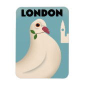 Londen vintage stijl reisposter. magneet (Verticaal)