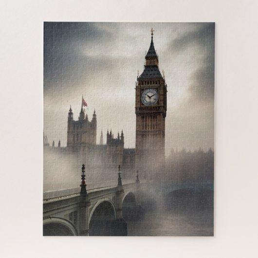 Londen voor Big Ben Legpuzzel (Verticaal)