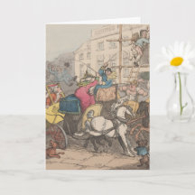 Londen - Vouwbare Wenskaart