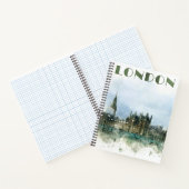 Londen waterverf illustratie notitieboek (Binnen)