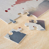 Londen waterverf kunst legpuzzel (Zijkant)