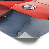 Londen waterverf kunst poster (Hoek)