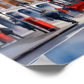 Londen waterverf kunst poster (Hoek)