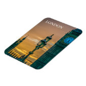 Londen Westminster bij zonsondergang koelkast magn Magneet (Linkerzijde)