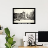 Londen - Westminster in de Winter No.1 (Poster) Poster (Thuiskantoor)