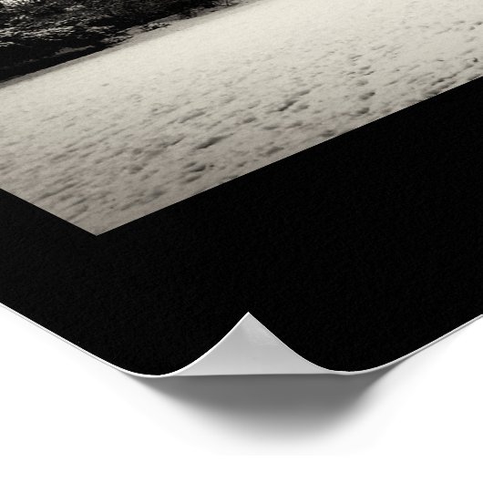 Londen - Westminster in de winter nr. 2 (Poster) Poster (Hoek)