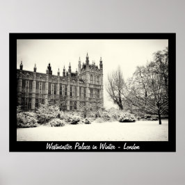 Londen - Westminster in Winter No.1 (Poster) Poster