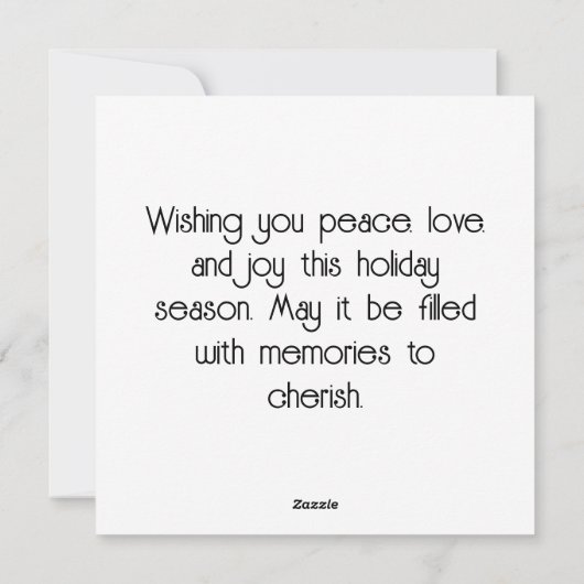  Londen Winter Christmas Cityscape Feestdagenkaart (Achterkant)