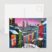 Londen, Winter - Kerst Kaart 005 (Voorkant / Achterkant)