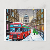 Londen, Winter - Kerst Kaart 006 (Voorkant)