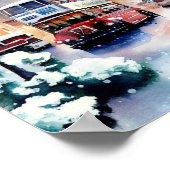 Londen-Winter Wonderland (A) Poster (Hoek)