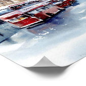 Londen-Winter Wonderland (B) Poster (Hoek)