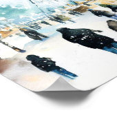 Londen-Winter Wonderland in Hyde Park (A), Poster (Hoek)