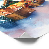 Londen-Winter Wonderland in Hyde Park (B), Poster (Hoek)