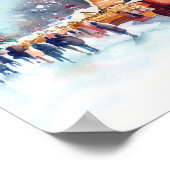 Londen-Winter Wonderland in Hyde Park (D), Poster (Hoek)