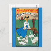 Londen Zuid-Westerne Spoorweg Weymouth Briefkaart (Voorkant / Achterkant)