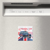  Londen Zwart Taxicab Magneet (Insitu (Vaatwasser))