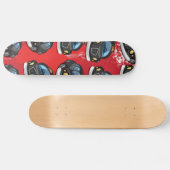 Londen Zwarte Taxi Skateboard (Horizontaal)