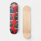 Londen Zwarte Taxi Skateboard (Voorkant)