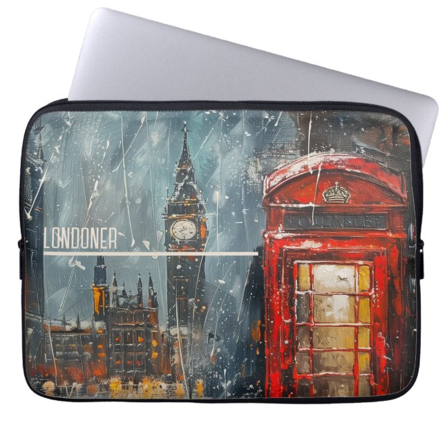 Londenaar Laptop Sleeve (Voorkant)